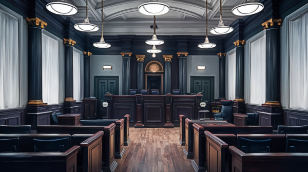 청주 음주운전 사건 형사재판이 진행되는 법정 전경